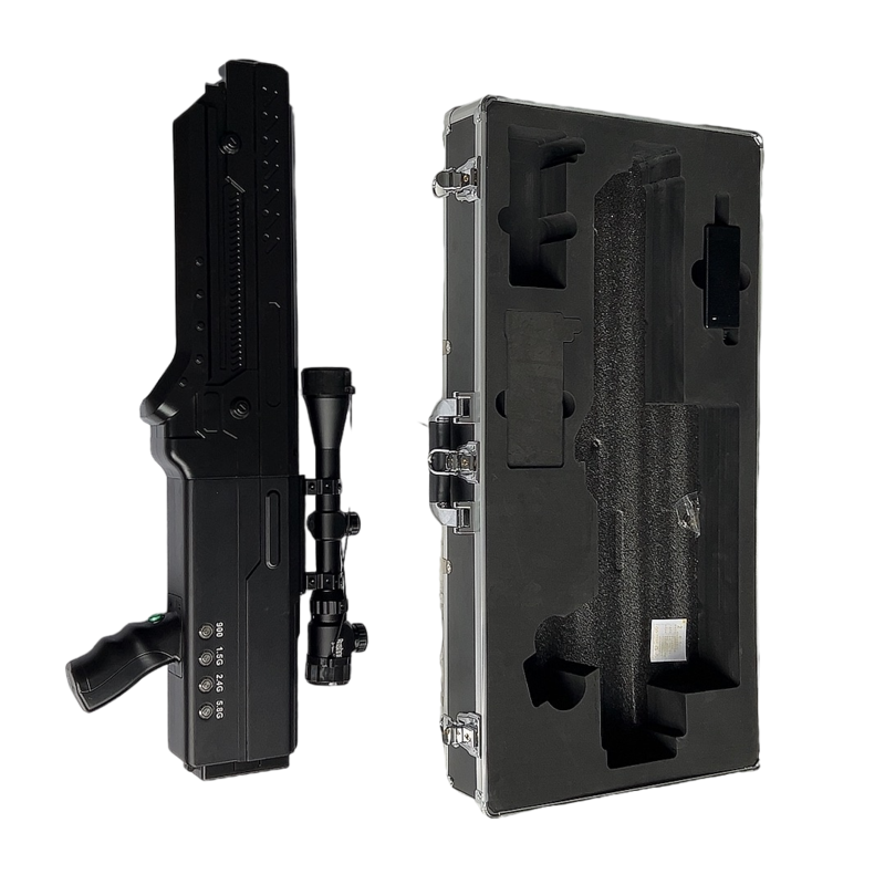  东莞生态园手持便携式枪型低空防御反制四通道A型